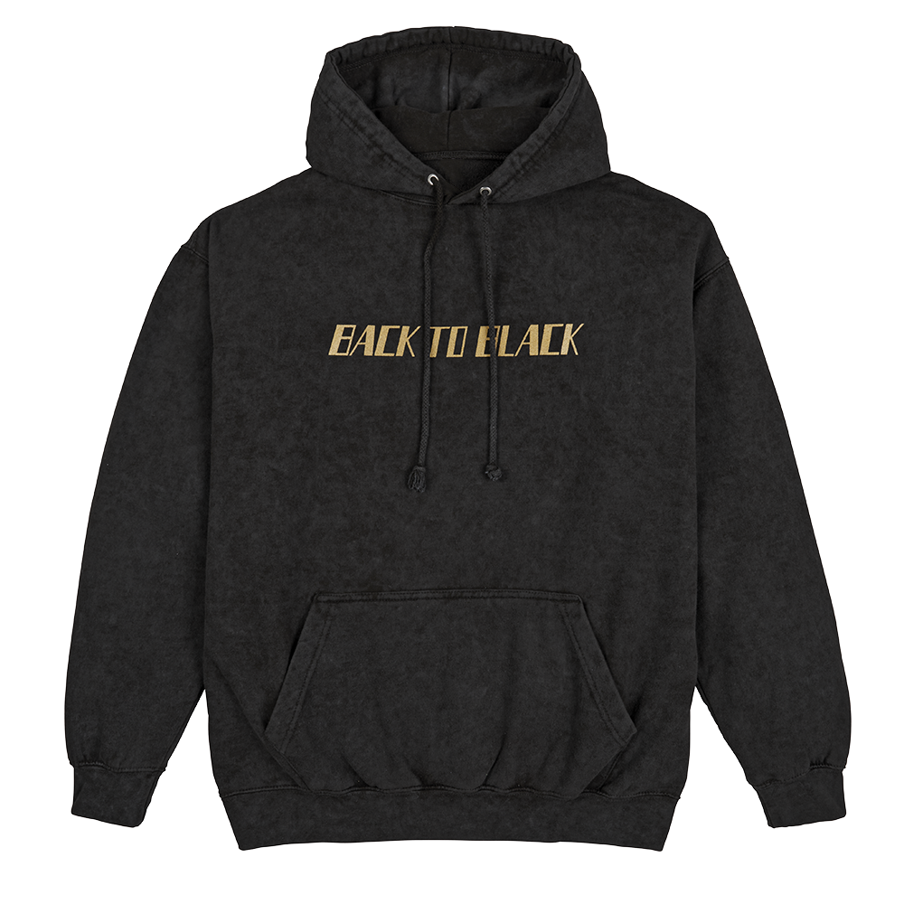 Back to Black Portrait Washed Hoodie Amy Winehouse