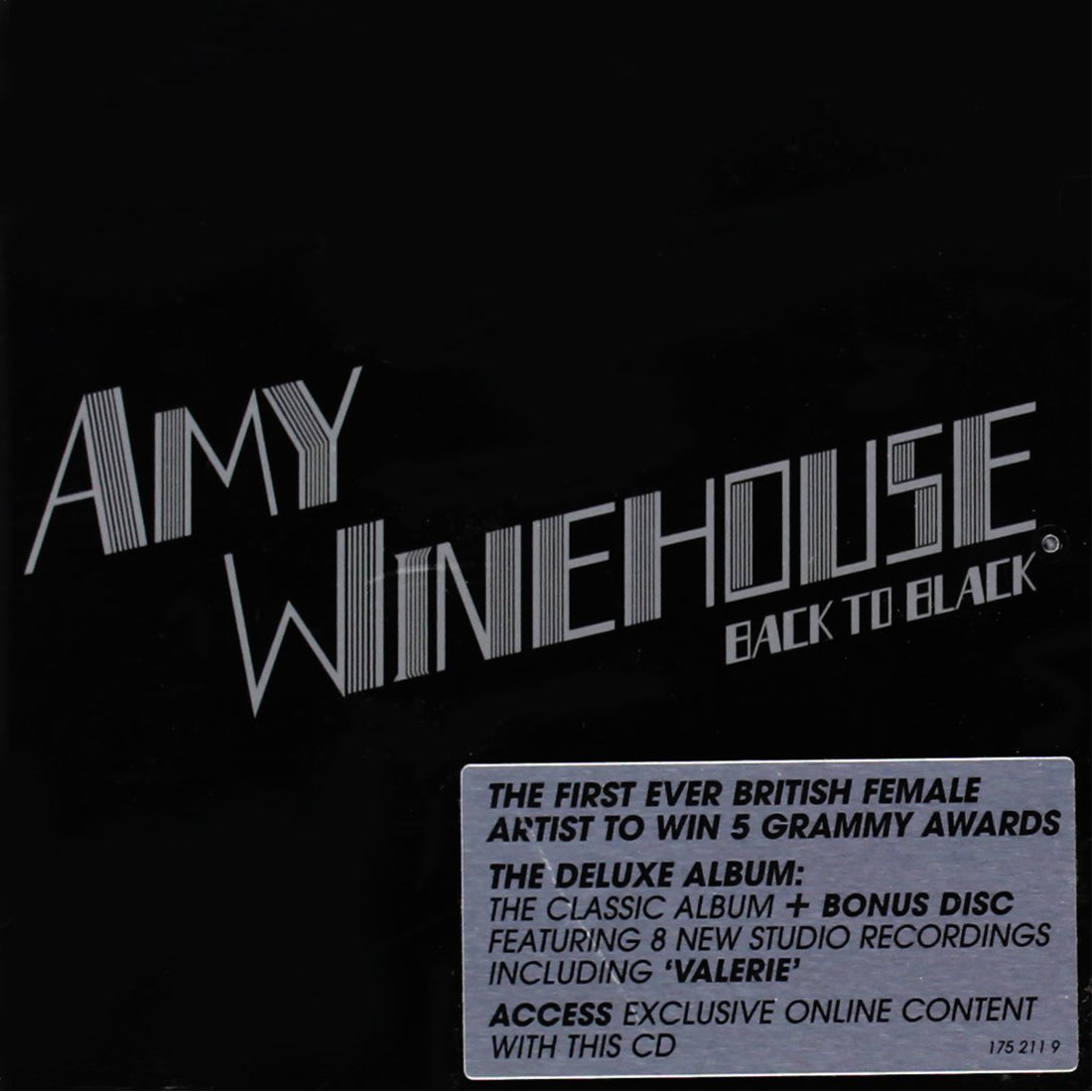 Amy Winehouse Back To Black Deluxe 2 CD Edition - Amy Winehouse