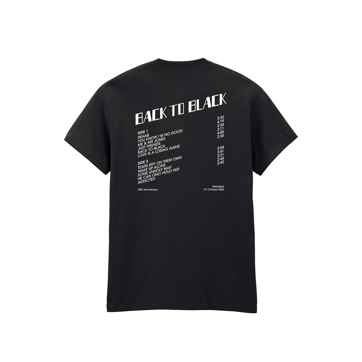 Amy Winehouse - Back To Black Anniversary Tee