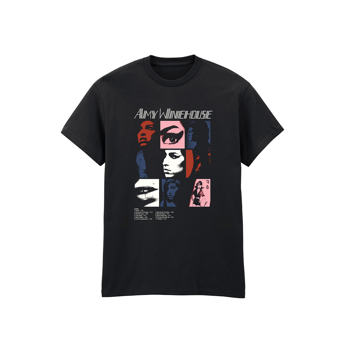 Amy Winehouse - Back to Black Album Montage Tee