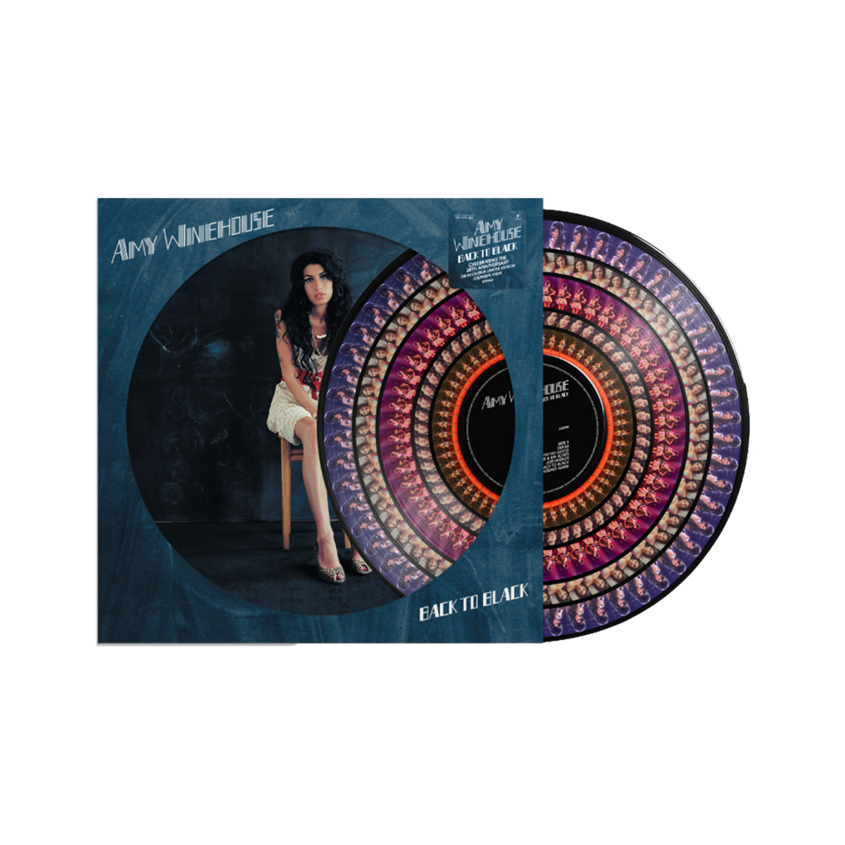 Back To Black 20: Zoetrope Vinyl LP + Montage Tee