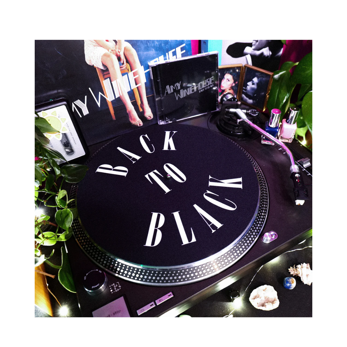 Amy Winehouse - Back To Black Reversible Slipmat.