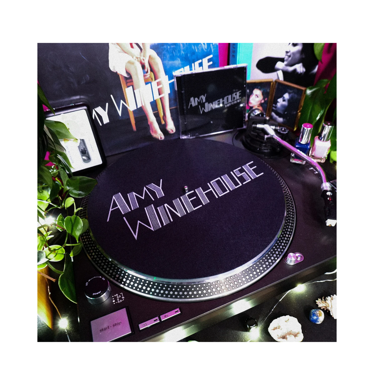 Amy Winehouse - Back To Black Reversible Slipmat.