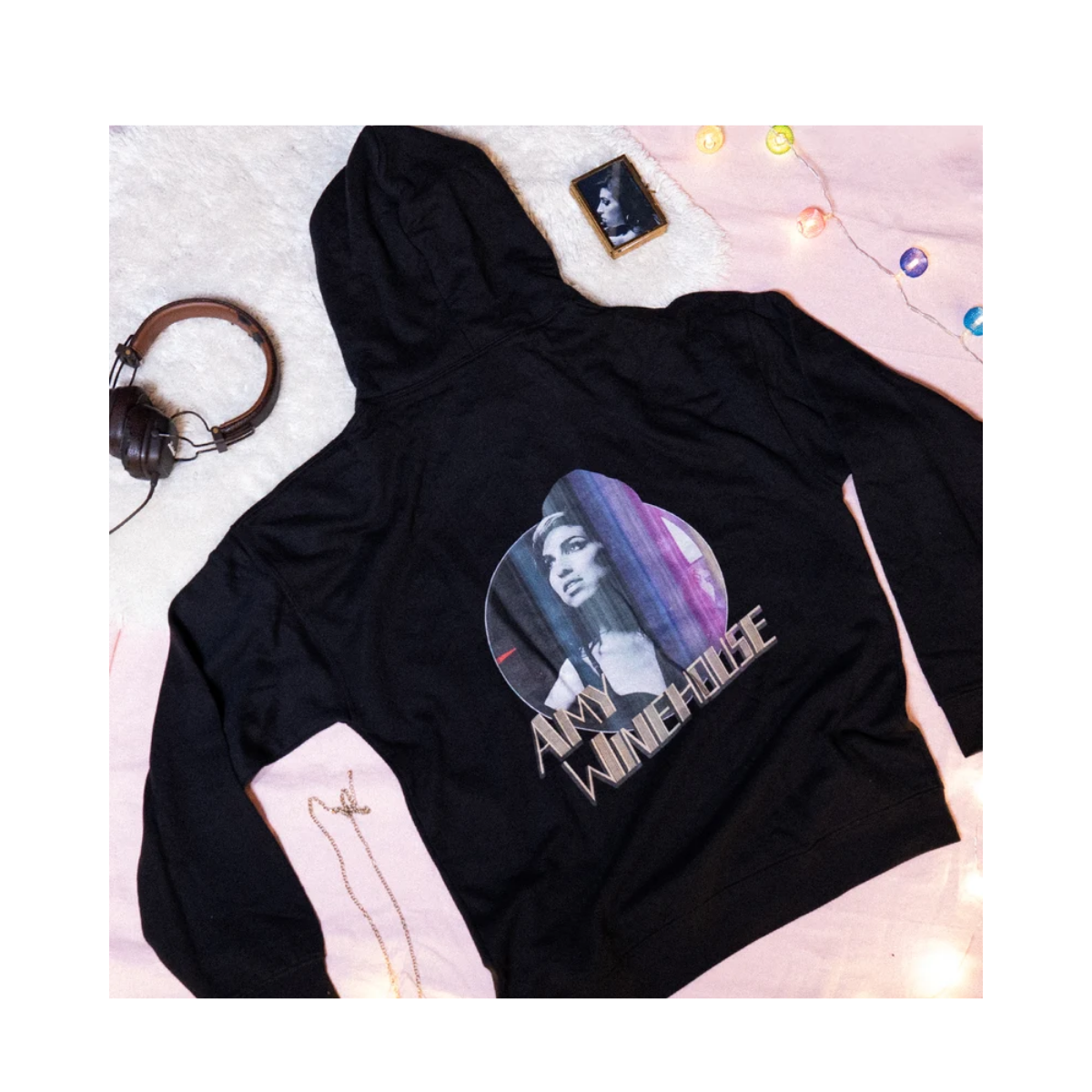 Amy Winehouse - Black Love Amy Photo Hoodie