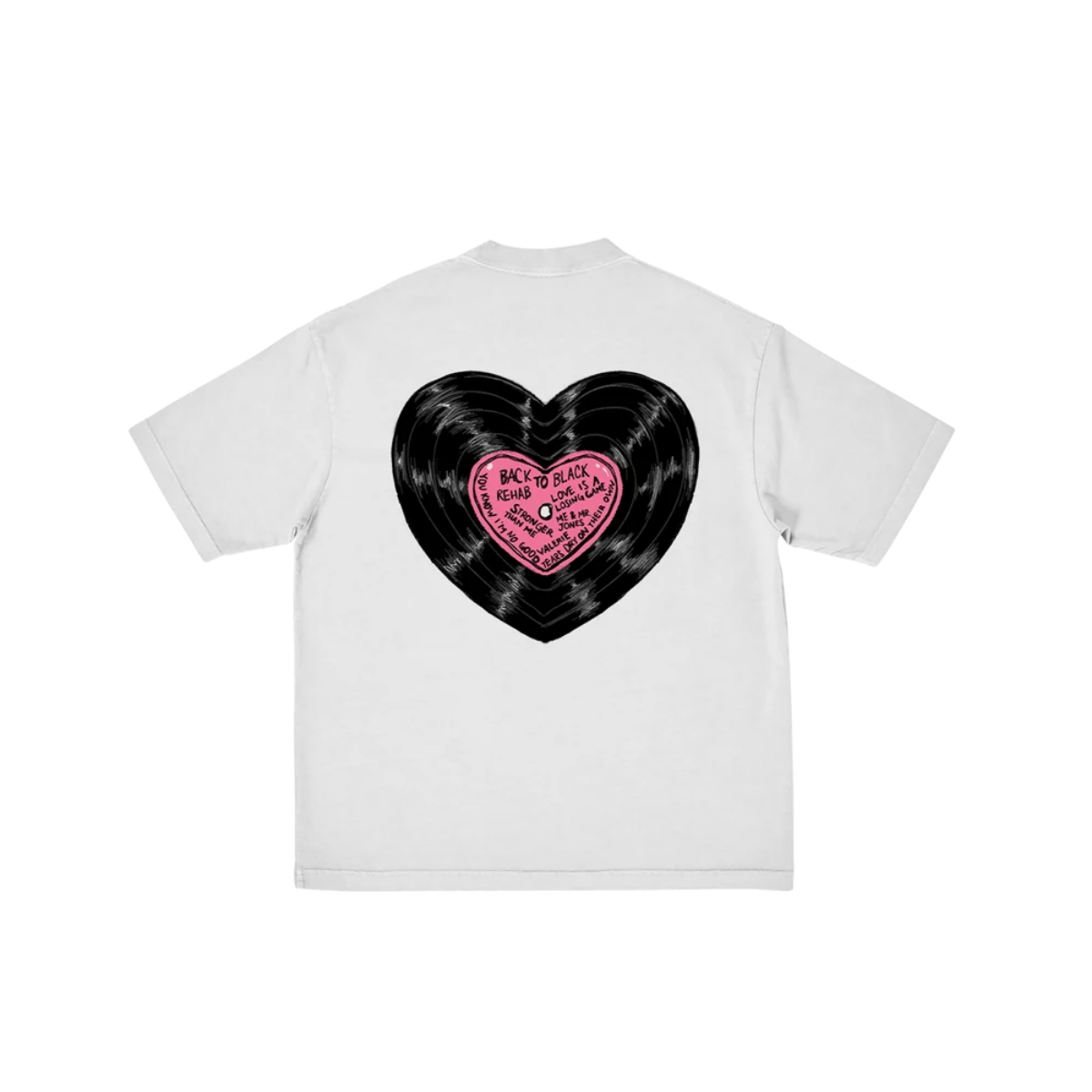 Amy Winehouse - Heart Vinyl T-Shirt
